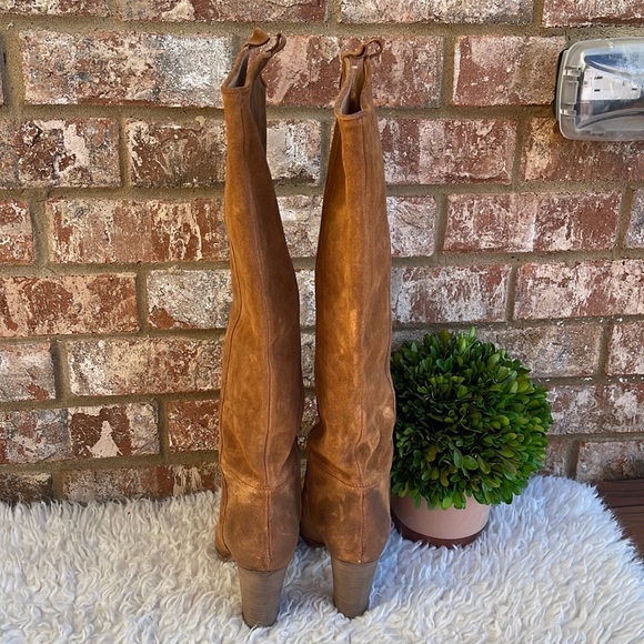 NWOT Isabel Marant Suede Gaucho Knee-High Pullover Boots - Picture 9 of 9